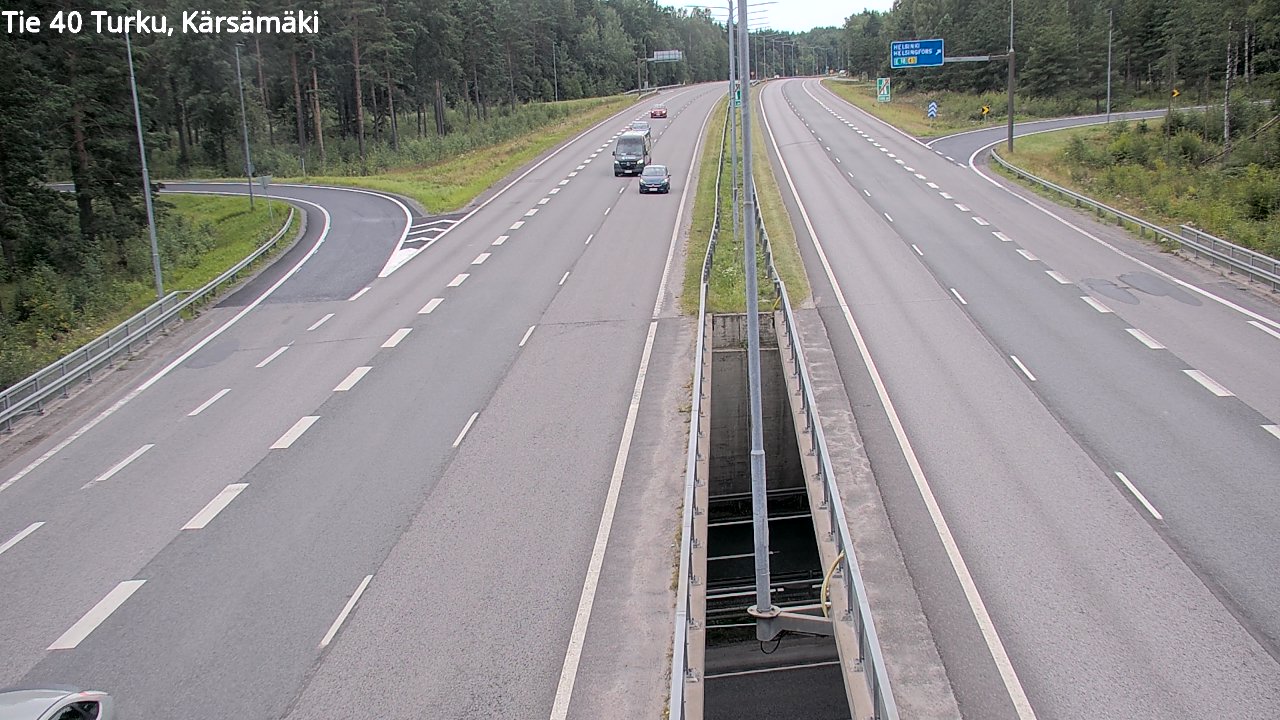 Weather Camera Image Road 40 Turku, Kärsämäki, Turku, Varsinais-Suomi