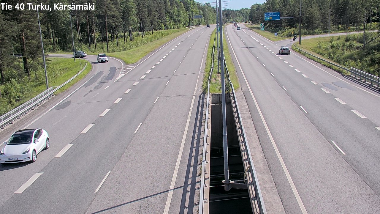 Weather Camera Image Road 40 Turku, Kärsämäki, Turku, Varsinais-Suomi