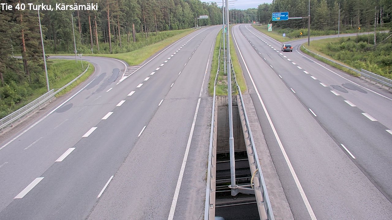 Weather Camera Image Road 40 Turku, Kärsämäki, Turku, Varsinais-Suomi