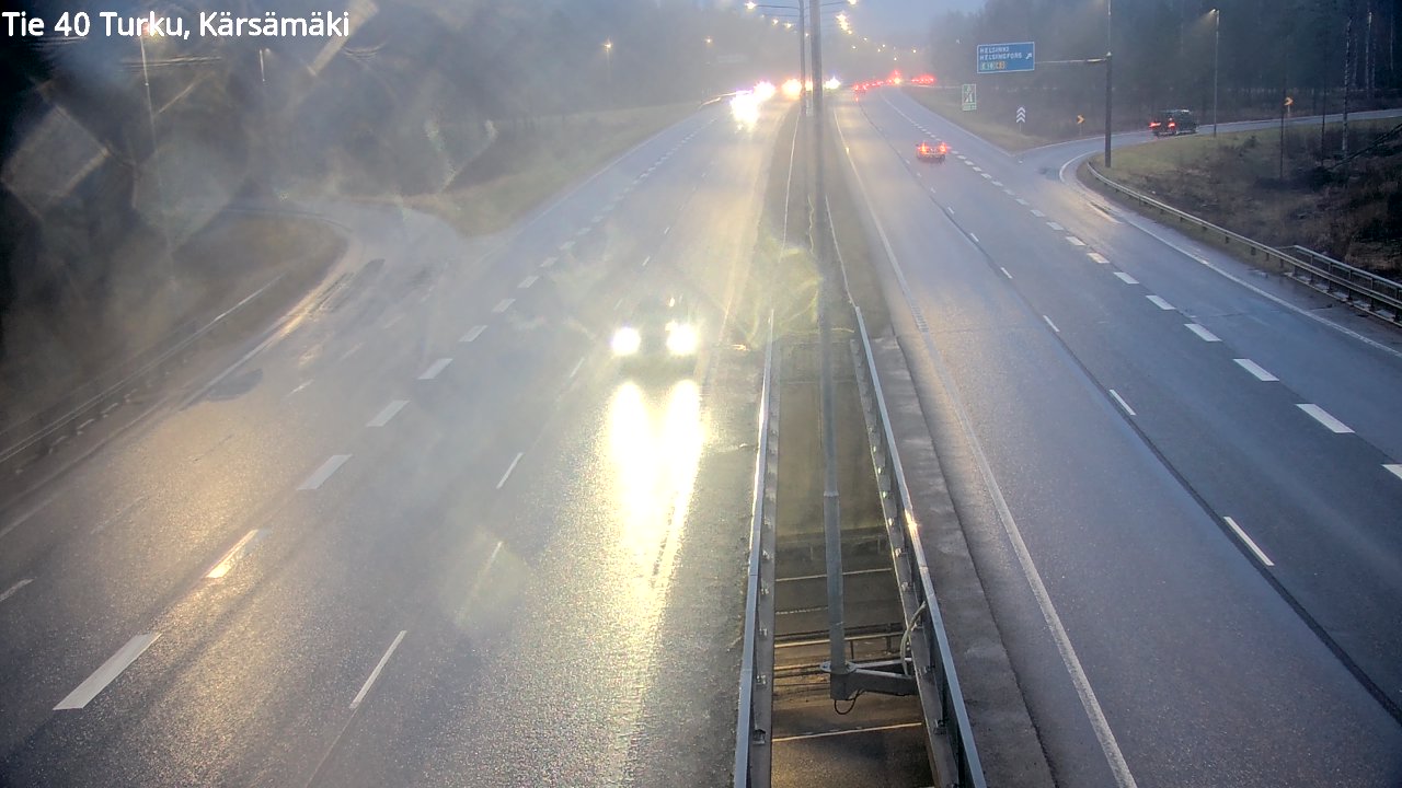 Weather Camera Image Väg 40 Åbo, Kärsämäki, Turku, Varsinais-Suomi