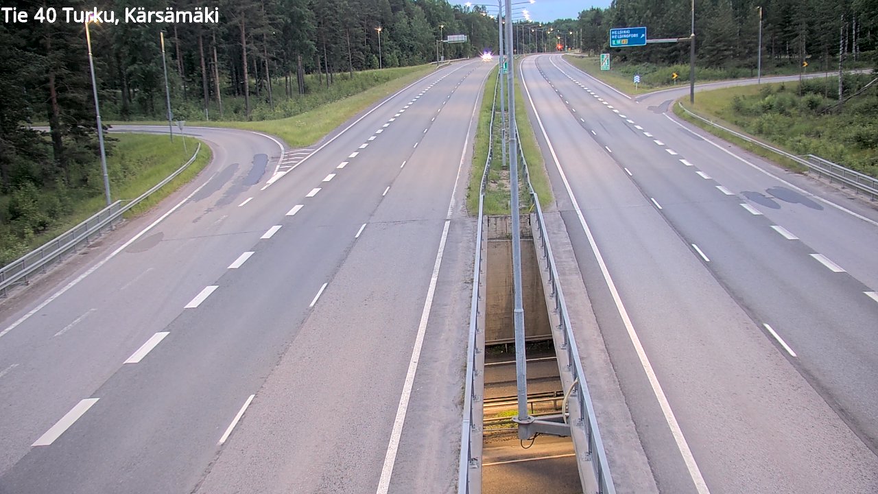 Weather Camera Image Road 40 Turku, Kärsämäki, Turku, Varsinais-Suomi