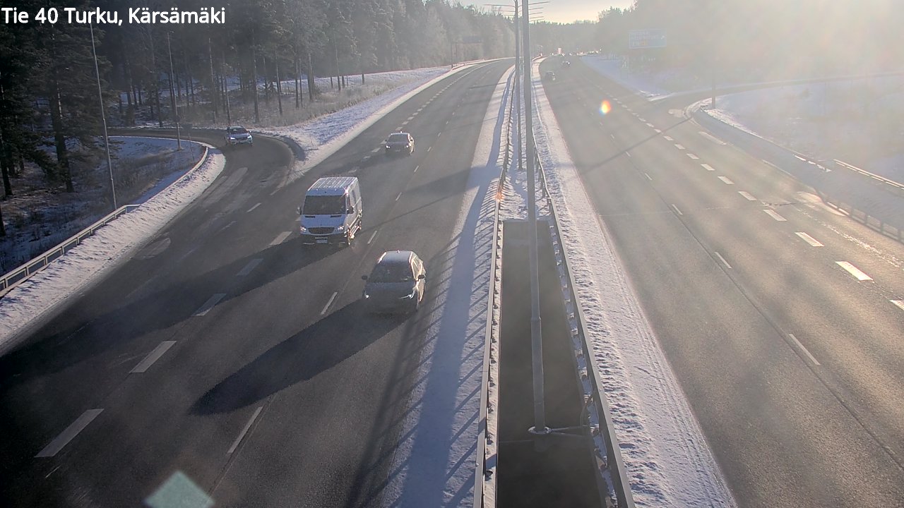 Weather Camera Image Road 40 Turku, Kärsämäki, Turku, Varsinais-Suomi