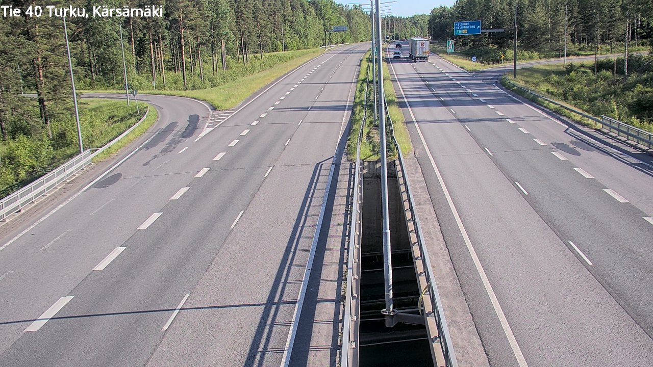Weather Camera Image Road 40 Turku, Kärsämäki, Turku, Varsinais-Suomi