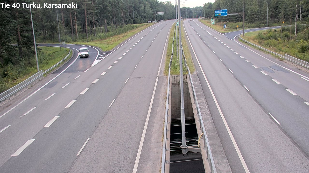 Weather Camera Image Road 40 Turku, Kärsämäki, Turku, Varsinais-Suomi