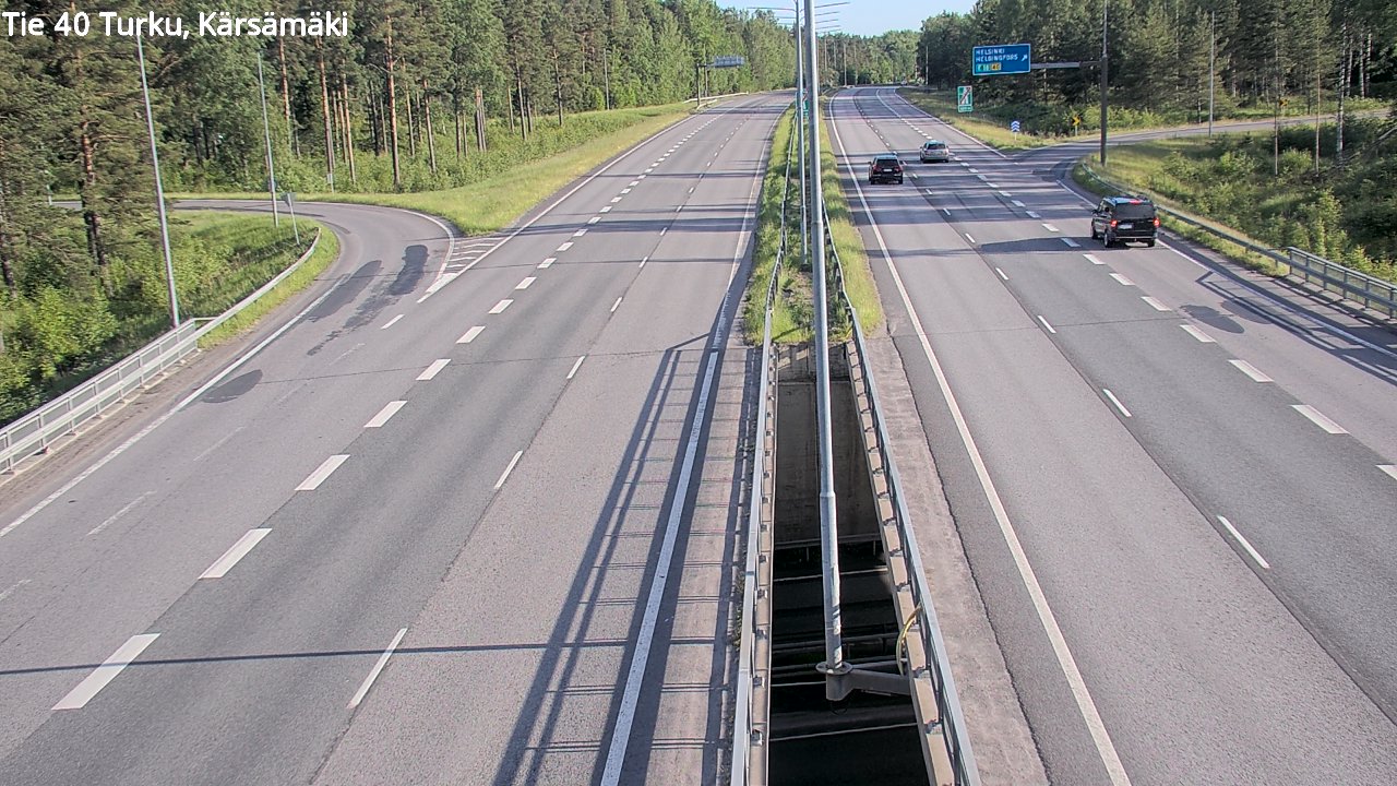 Weather Camera Image Road 40 Turku, Kärsämäki, Turku, Varsinais-Suomi