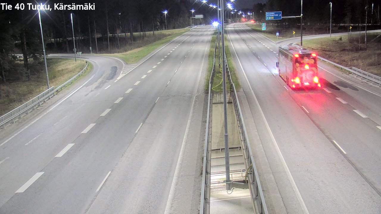 Weather Camera Image Road 40 Turku, Kärsämäki, Turku, Varsinais-Suomi