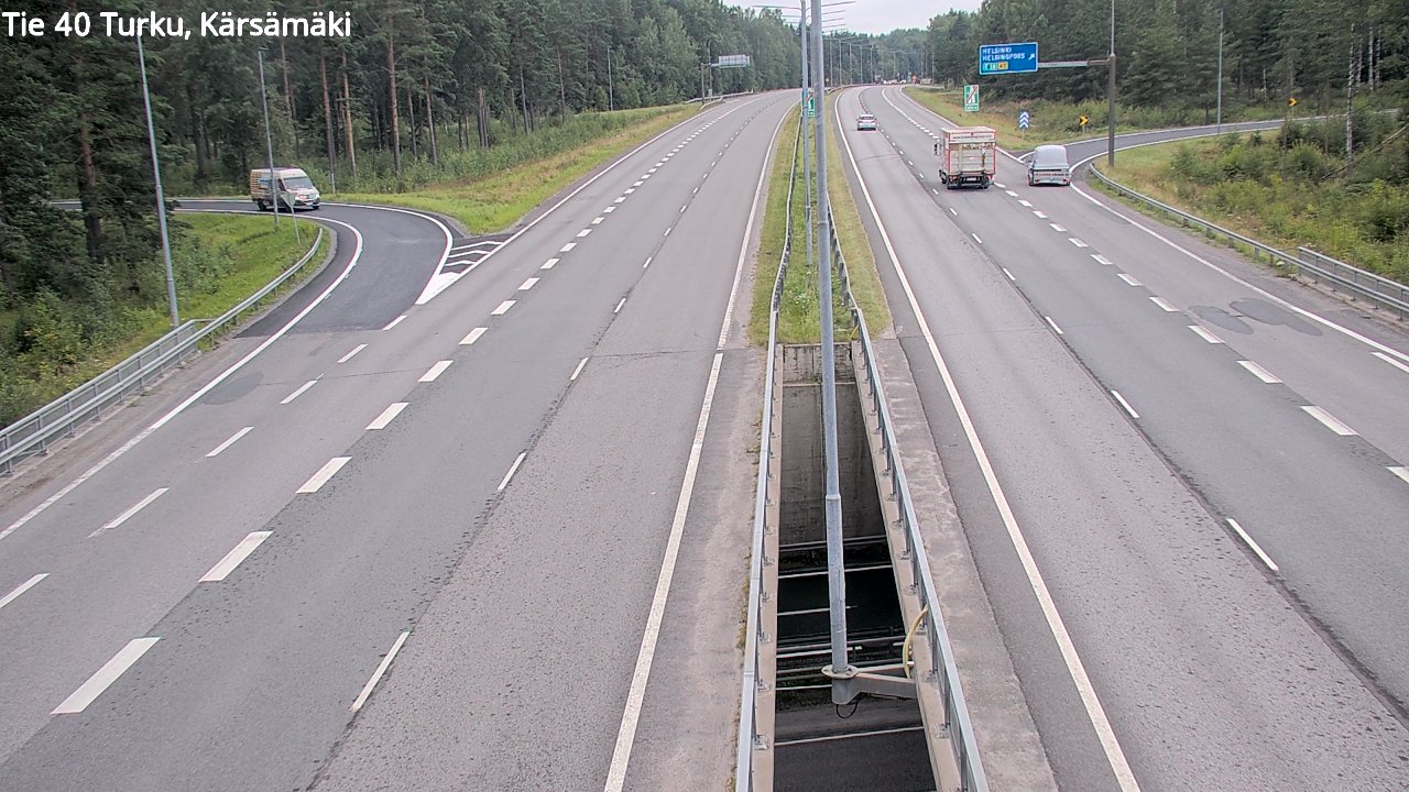 Weather Camera Image Road 40 Turku, Kärsämäki, Turku, Varsinais-Suomi
