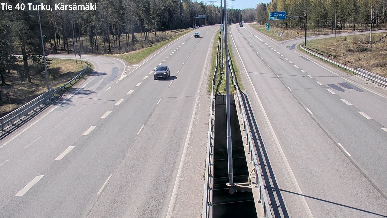 Weather Camera Image Road 40 Turku, Kärsämäki, Turku, Varsinais-Suomi