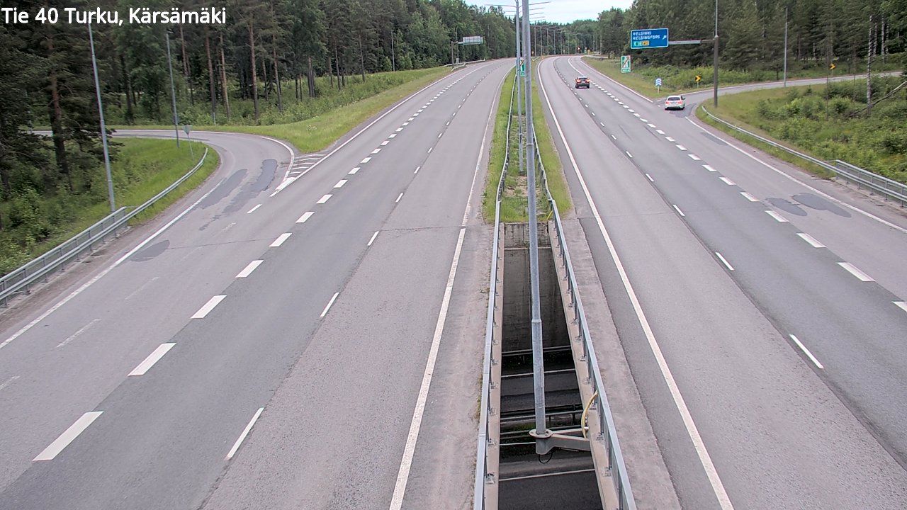 Weather Camera Image Road 40 Turku, Kärsämäki, Turku, Varsinais-Suomi