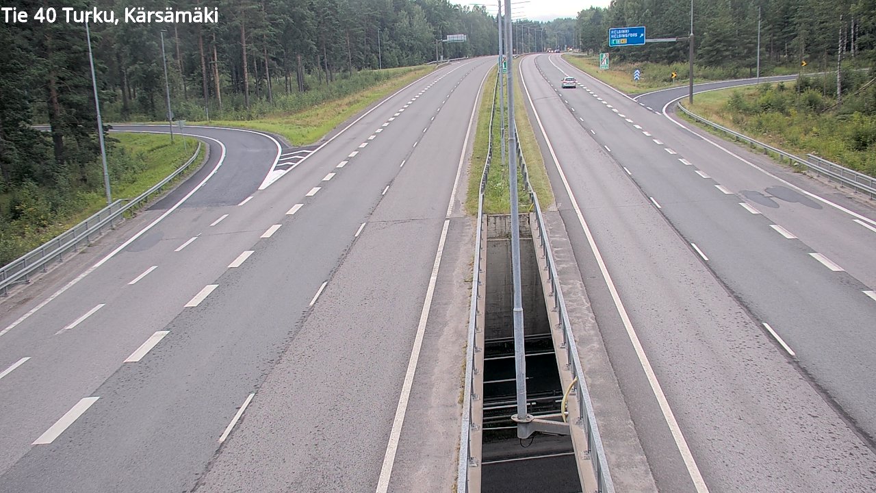 Weather Camera Image Road 40 Turku, Kärsämäki, Turku, Varsinais-Suomi