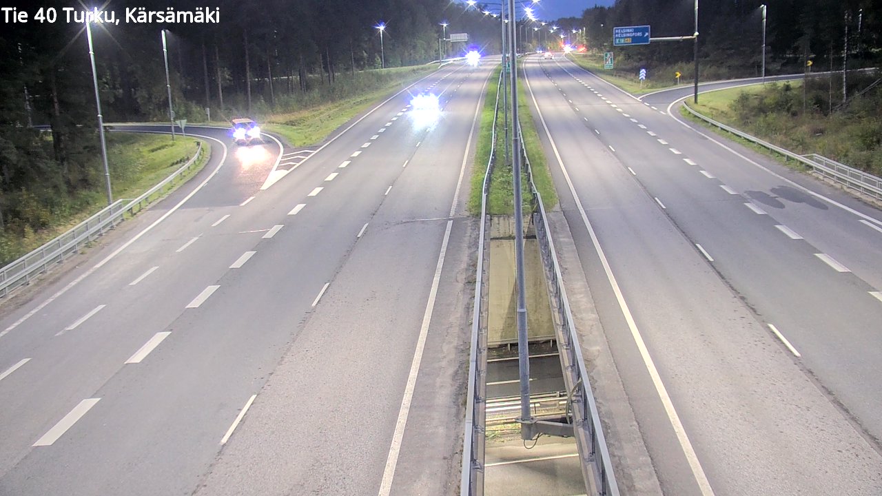 Weather Camera Image Väg 40 Åbo, Kärsämäki, Turku, Varsinais-Suomi