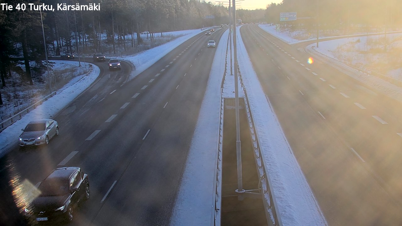 Weather Camera Image Road 40 Turku, Kärsämäki, Turku, Varsinais-Suomi