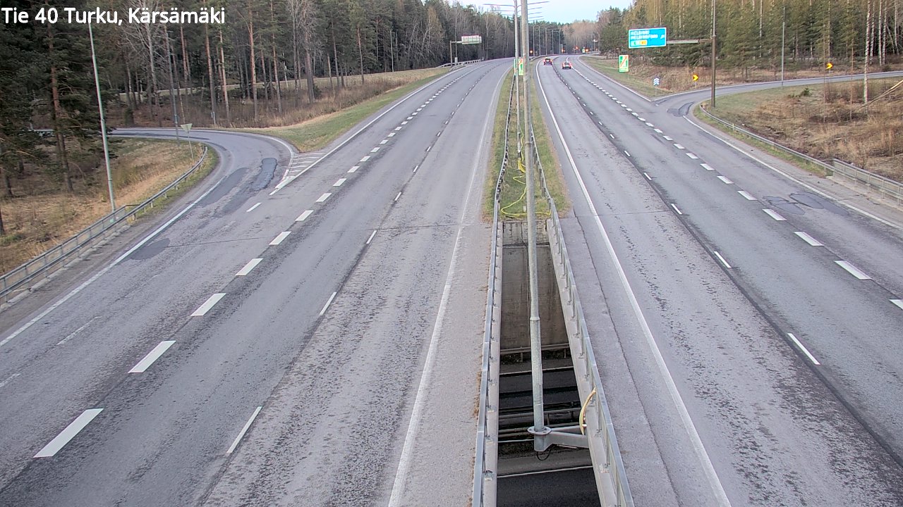 Weather Camera Image Road 40 Turku, Kärsämäki, Turku, Varsinais-Suomi