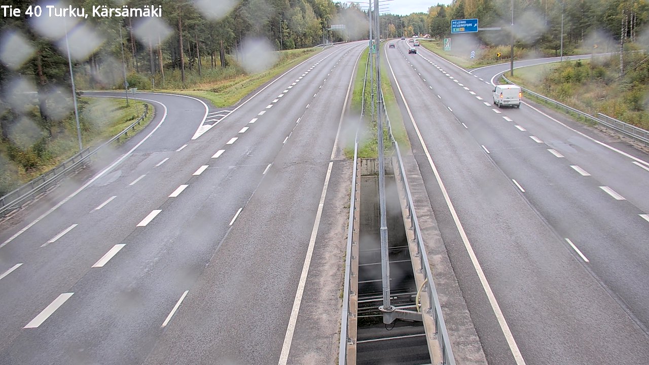 Weather Camera Image Väg 40 Åbo, Kärsämäki, Turku, Varsinais-Suomi