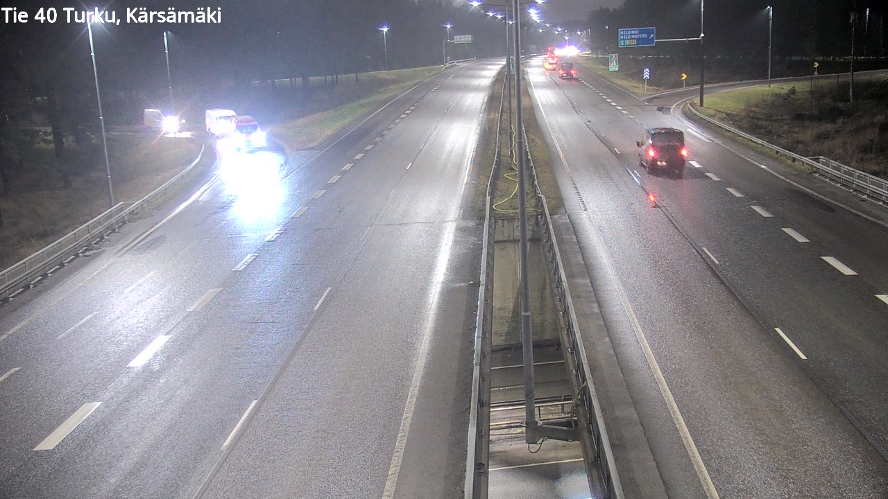 Weather Camera Image Väg 40 Åbo, Kärsämäki, Turku, Varsinais-Suomi