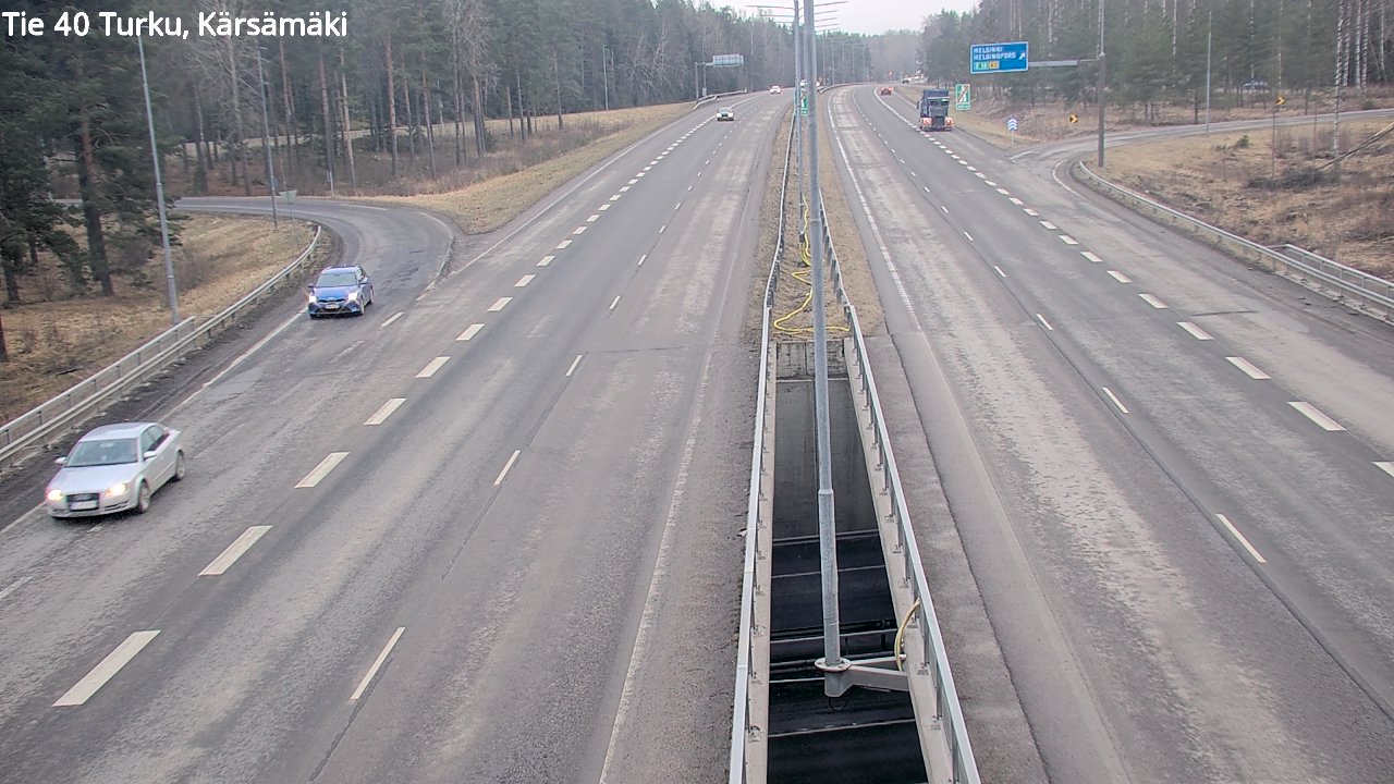 Weather Camera Image Road 40 Turku, Kärsämäki, Turku, Varsinais-Suomi