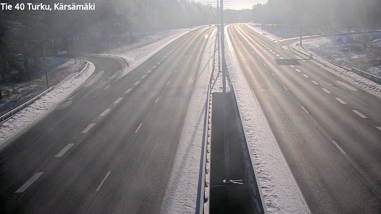 Weather Camera Image Road 40 Turku, Kärsämäki, Turku, Varsinais-Suomi