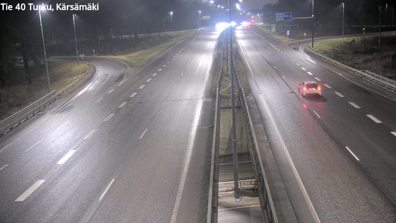 Weather Camera Image Väg 40 Åbo, Kärsämäki, Turku, Varsinais-Suomi