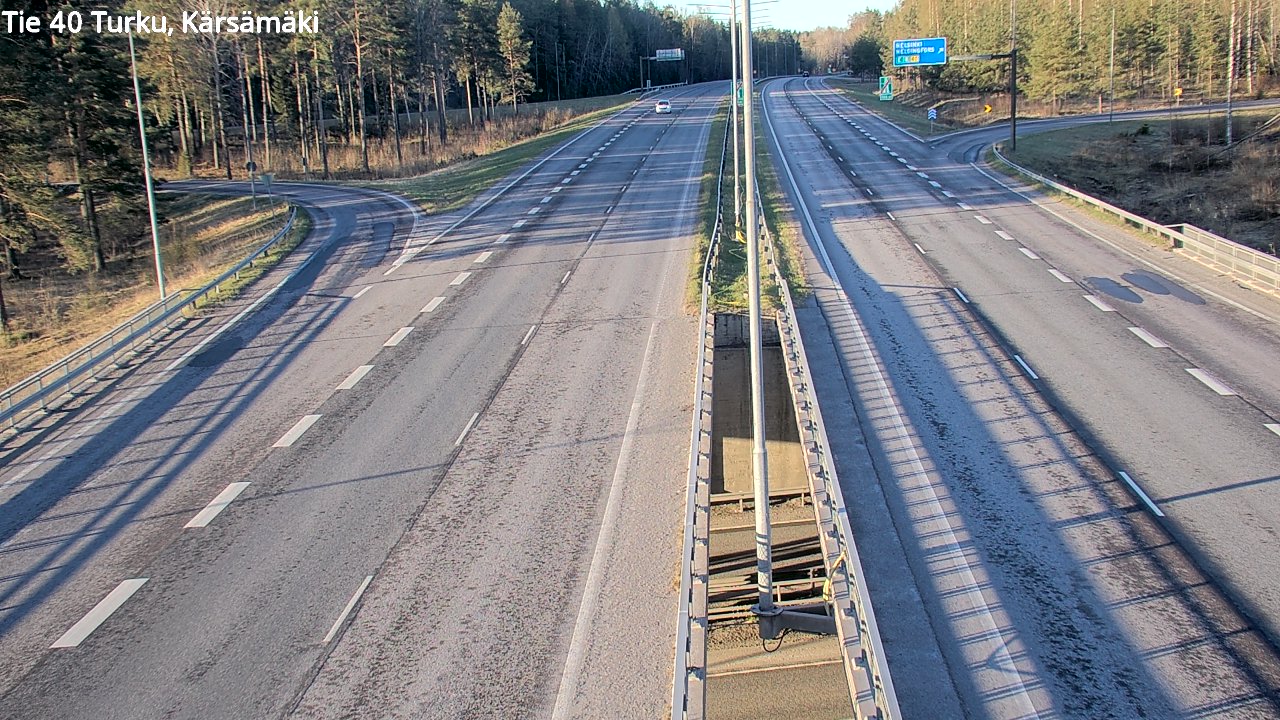 Weather Camera Image Road 40 Turku, Kärsämäki, Turku, Varsinais-Suomi