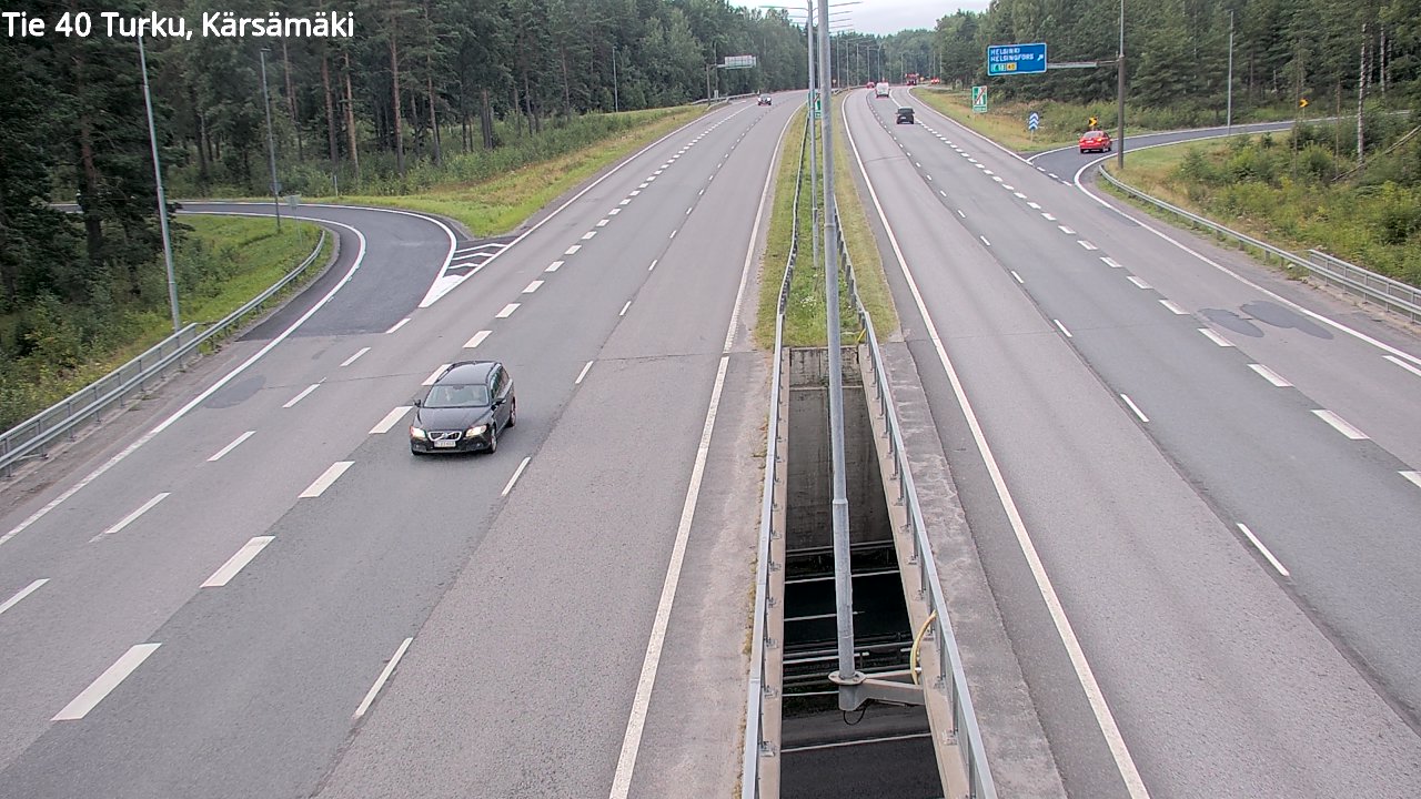 Weather Camera Image Road 40 Turku, Kärsämäki, Turku, Varsinais-Suomi
