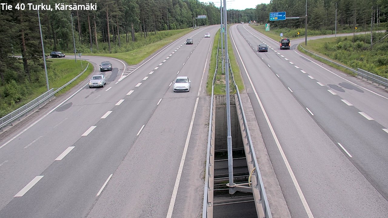 Weather Camera Image Road 40 Turku, Kärsämäki, Turku, Varsinais-Suomi