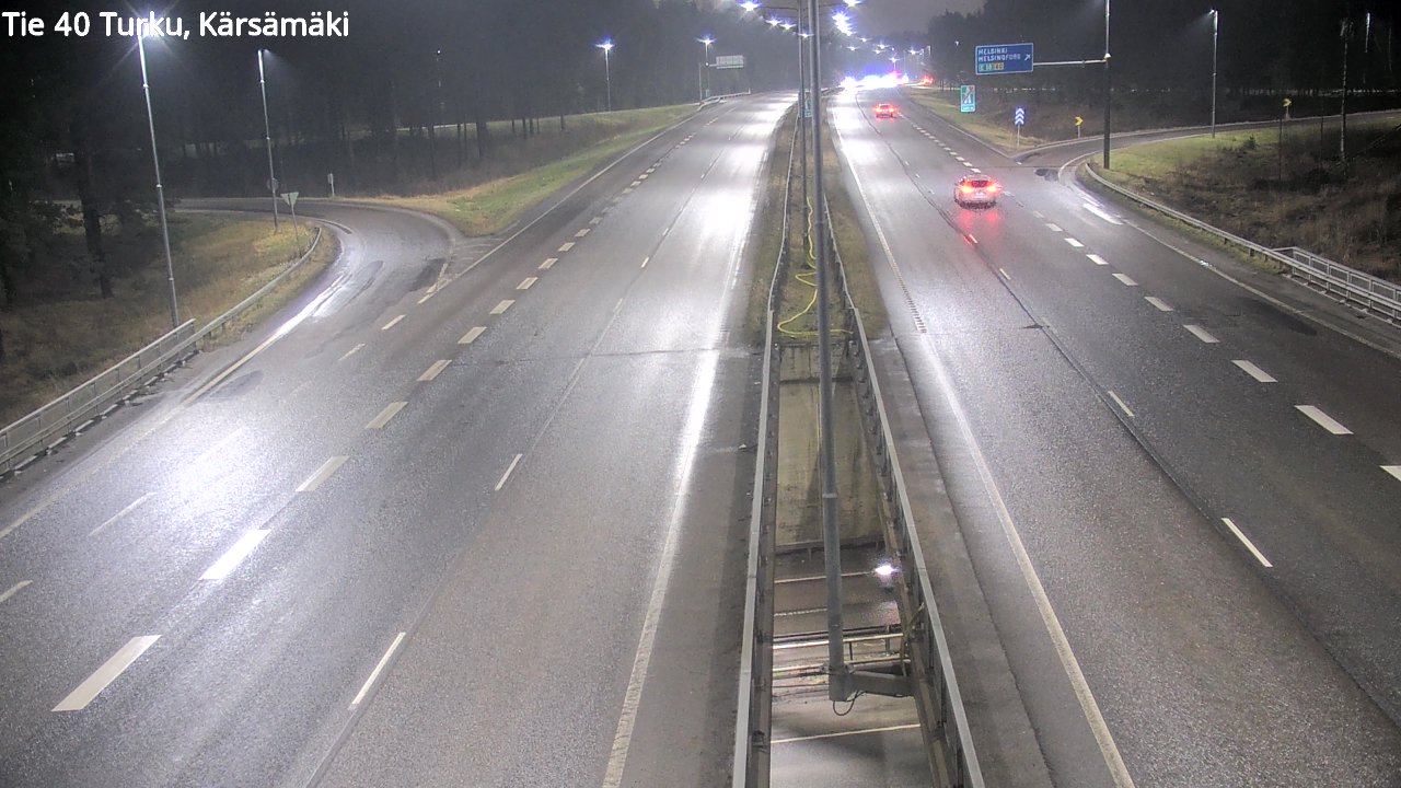 Weather Camera Image Väg 40 Åbo, Kärsämäki, Turku, Varsinais-Suomi