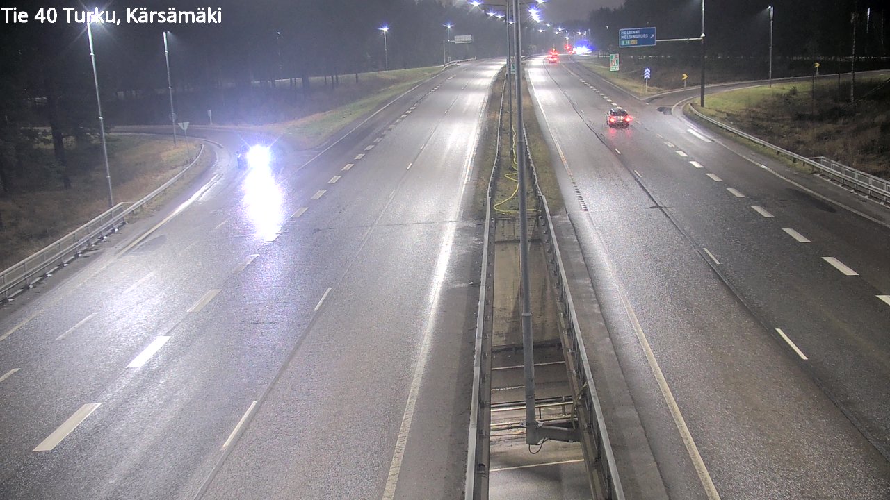 Weather Camera Image Väg 40 Åbo, Kärsämäki, Turku, Varsinais-Suomi