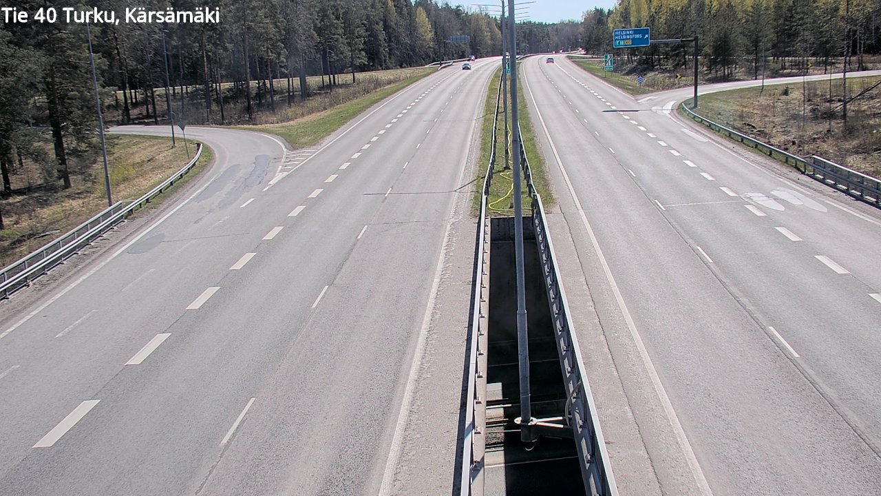 Weather Camera Image Road 40 Turku, Kärsämäki, Turku, Varsinais-Suomi