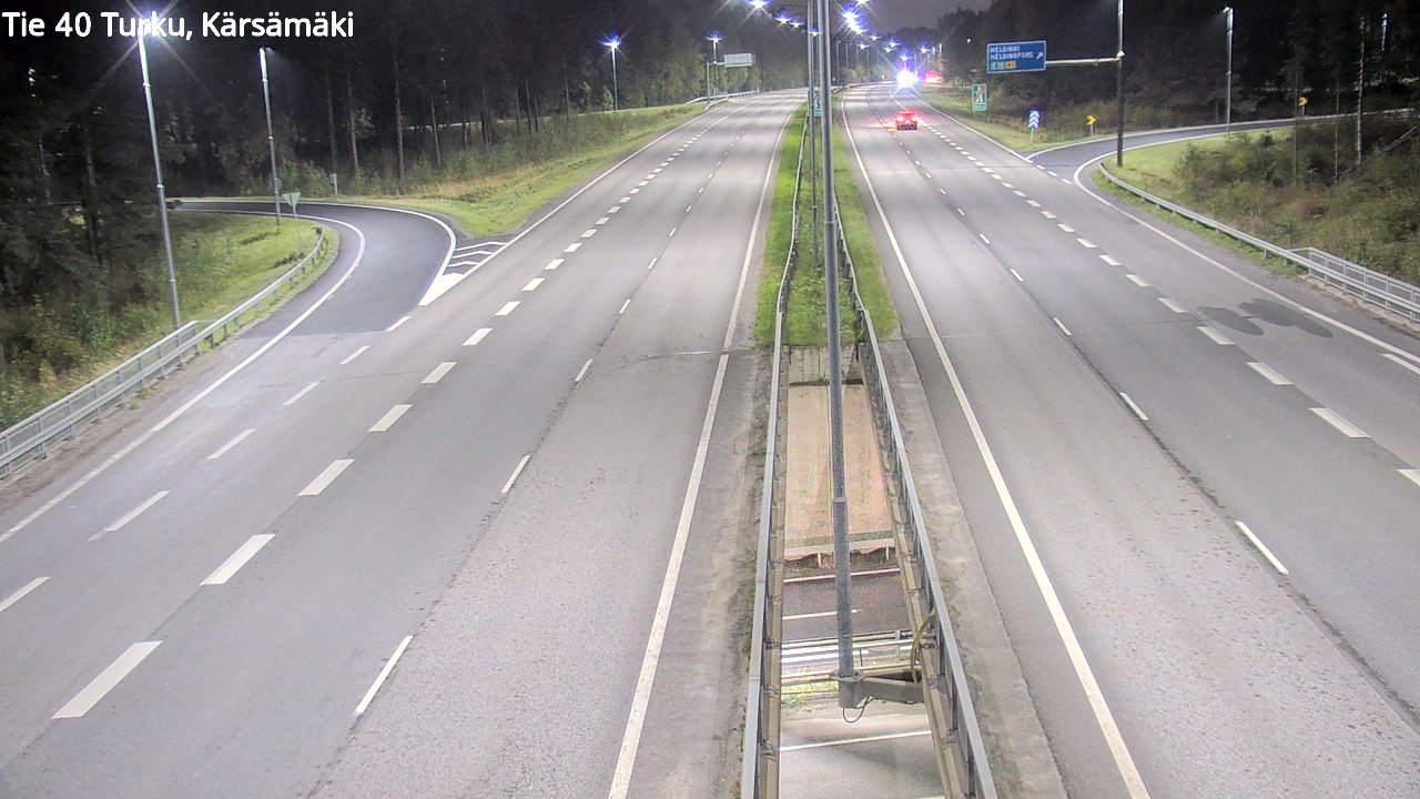 Weather Camera Image Väg 40 Åbo, Kärsämäki, Turku, Varsinais-Suomi