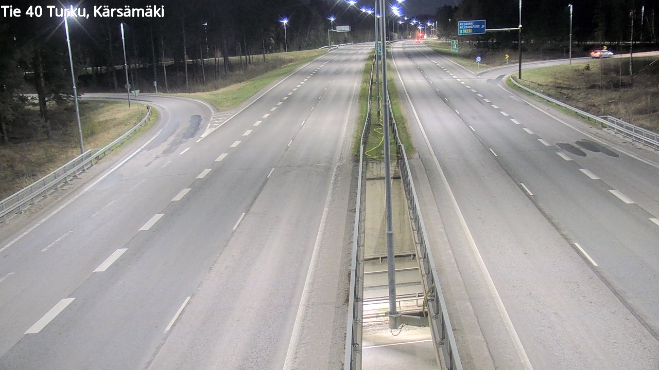 Weather Camera Image Road 40 Turku, Kärsämäki, Turku, Varsinais-Suomi