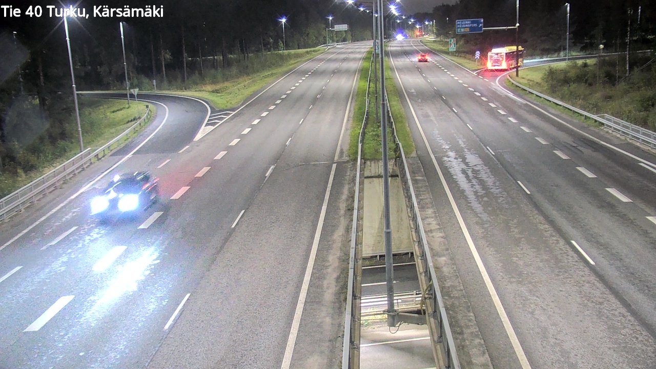 Weather Camera Image Väg 40 Åbo, Kärsämäki, Turku, Varsinais-Suomi