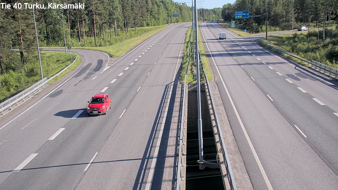 Weather Camera Image Road 40 Turku, Kärsämäki, Turku, Varsinais-Suomi