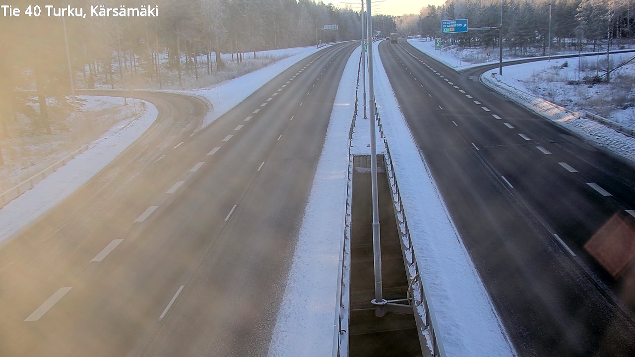 Weather Camera Image Road 40 Turku, Kärsämäki, Turku, Varsinais-Suomi