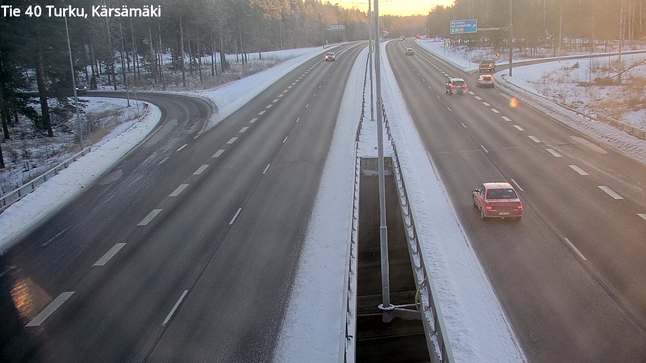 Weather Camera Image Road 40 Turku, Kärsämäki, Turku, Varsinais-Suomi