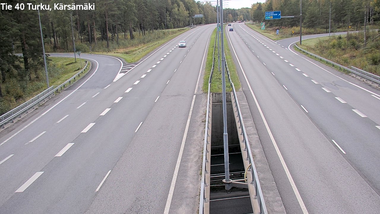 Weather Camera Image Väg 40 Åbo, Kärsämäki, Turku, Varsinais-Suomi