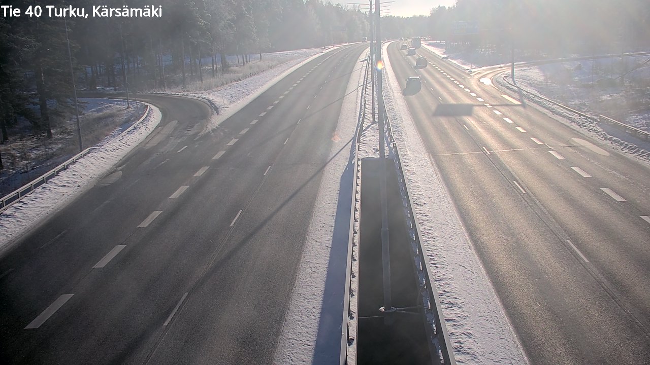 Weather Camera Image Road 40 Turku, Kärsämäki, Turku, Varsinais-Suomi
