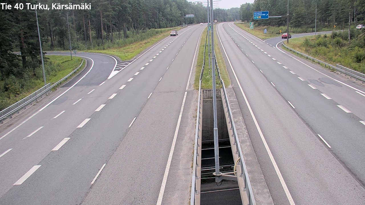 Weather Camera Image Road 40 Turku, Kärsämäki, Turku, Varsinais-Suomi