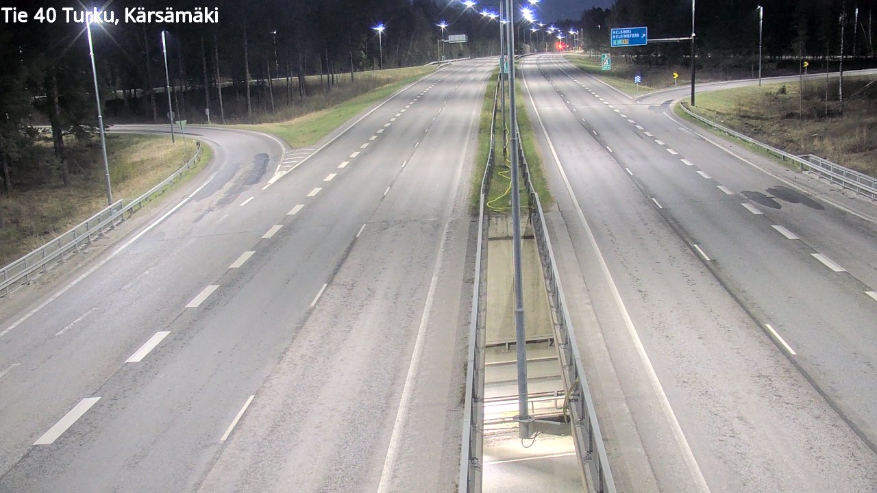 Weather Camera Image Road 40 Turku, Kärsämäki, Turku, Varsinais-Suomi