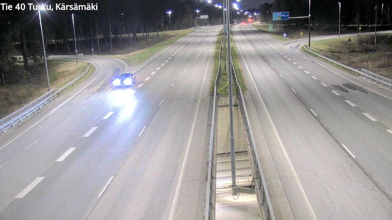 Weather Camera Image Road 40 Turku, Kärsämäki, Turku, Varsinais-Suomi