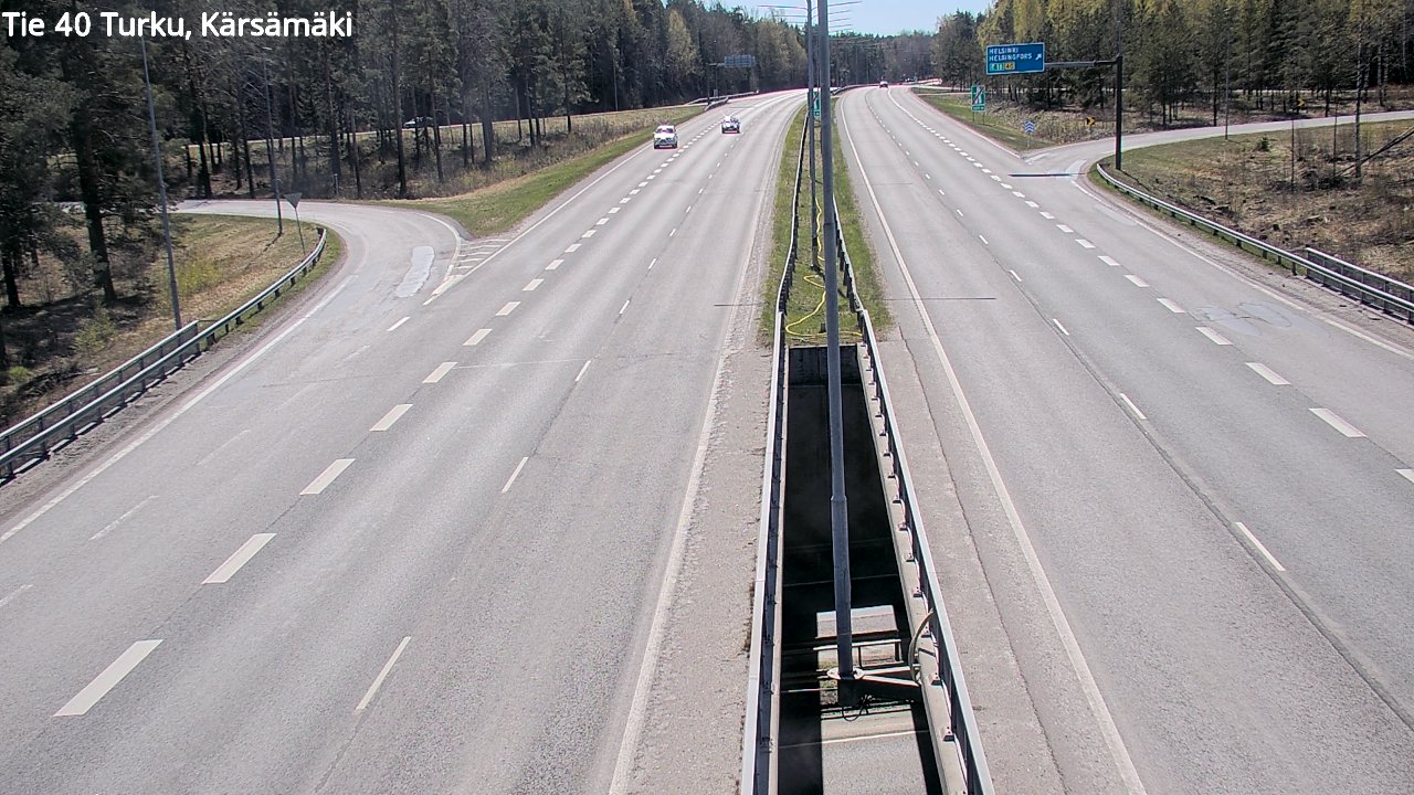 Weather Camera Image Road 40 Turku, Kärsämäki, Turku, Varsinais-Suomi