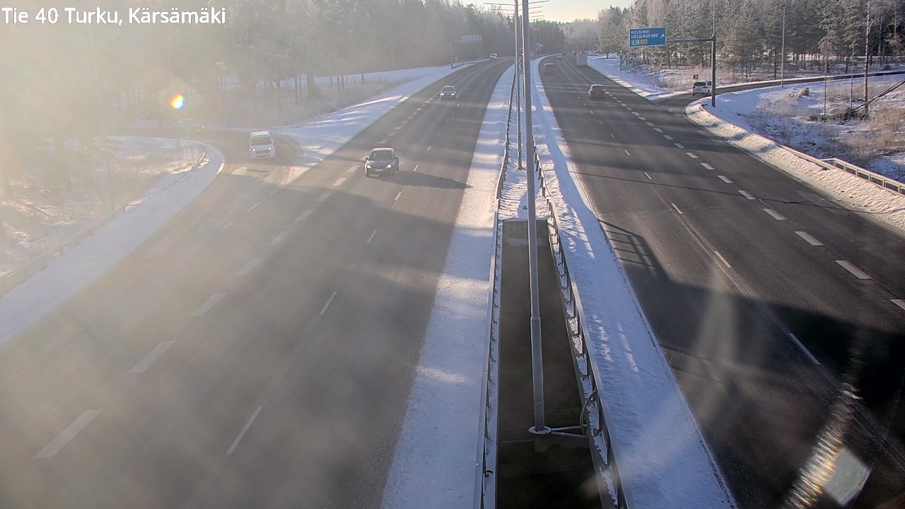 Weather Camera Image Road 40 Turku, Kärsämäki, Turku, Varsinais-Suomi