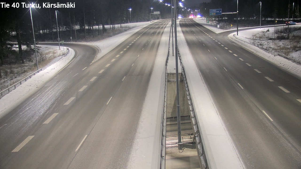 Weather Camera Image Road 40 Turku, Kärsämäki, Turku, Varsinais-Suomi