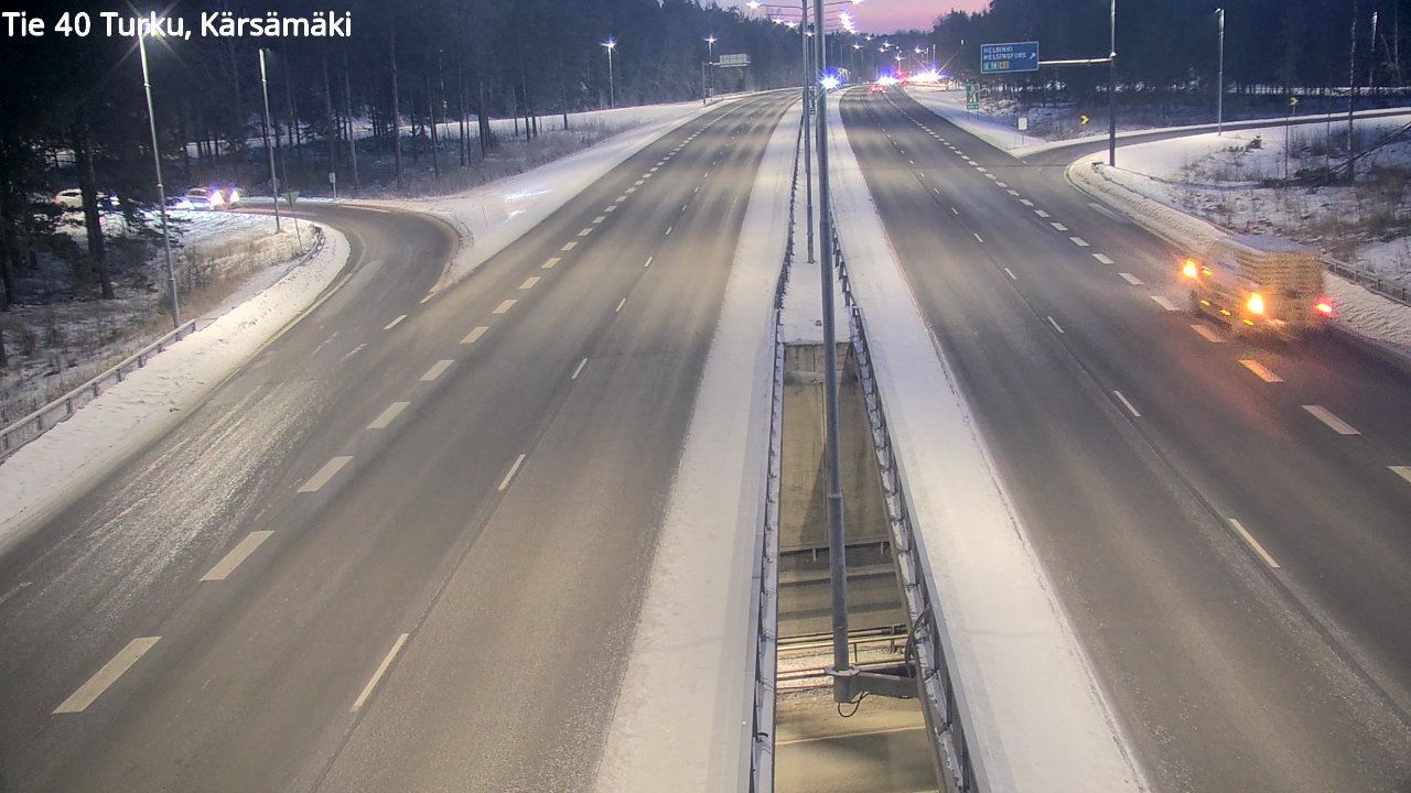 Weather Camera Image Road 40 Turku, Kärsämäki, Turku, Varsinais-Suomi