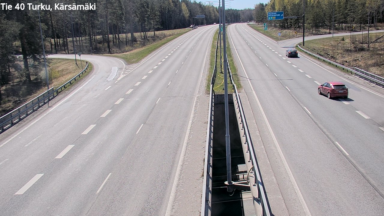 Weather Camera Image Road 40 Turku, Kärsämäki, Turku, Varsinais-Suomi