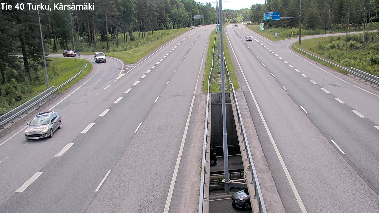 Weather Camera Image Road 40 Turku, Kärsämäki, Turku, Varsinais-Suomi