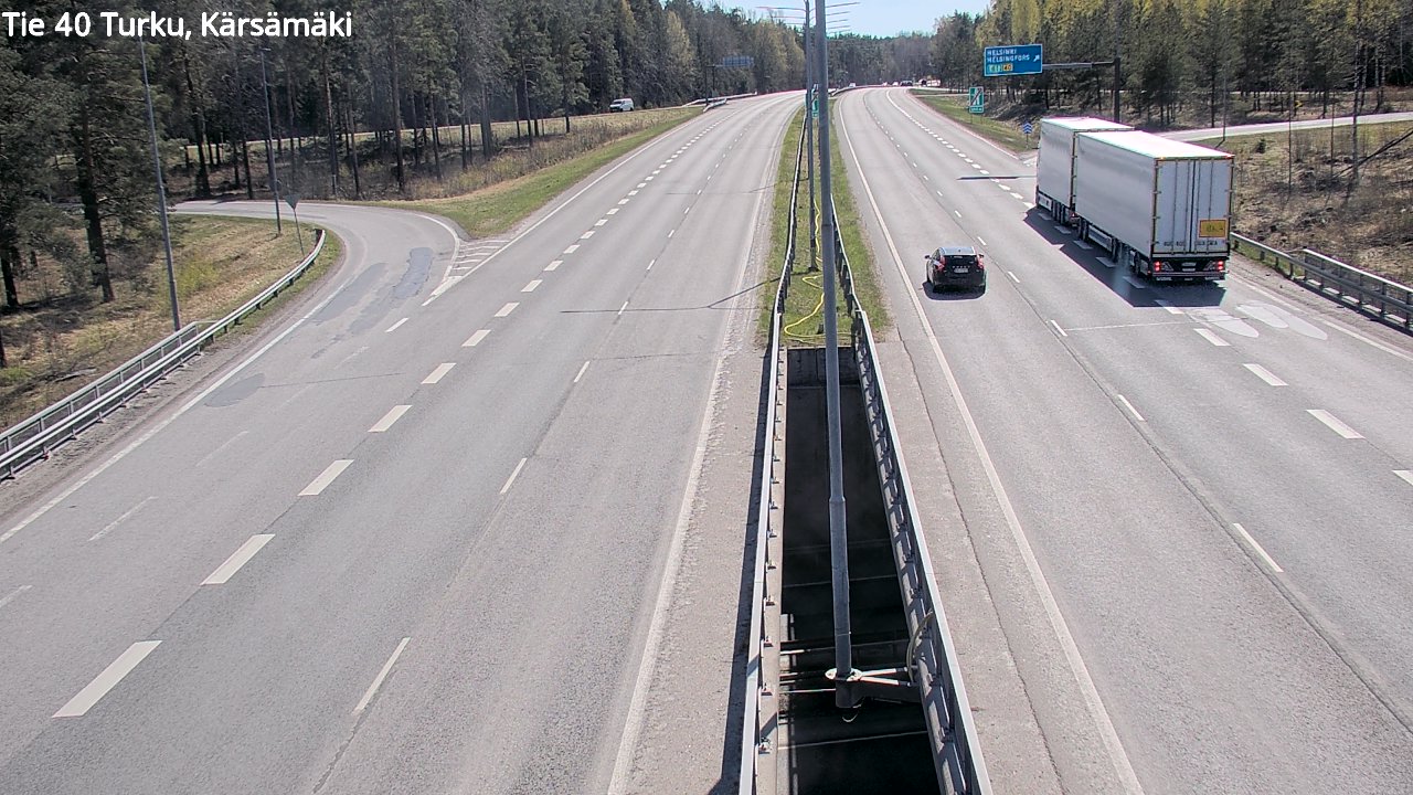 Weather Camera Image Road 40 Turku, Kärsämäki, Turku, Varsinais-Suomi