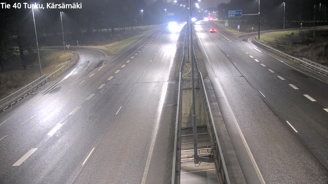 Weather Camera Image Väg 40 Åbo, Kärsämäki, Turku, Varsinais-Suomi