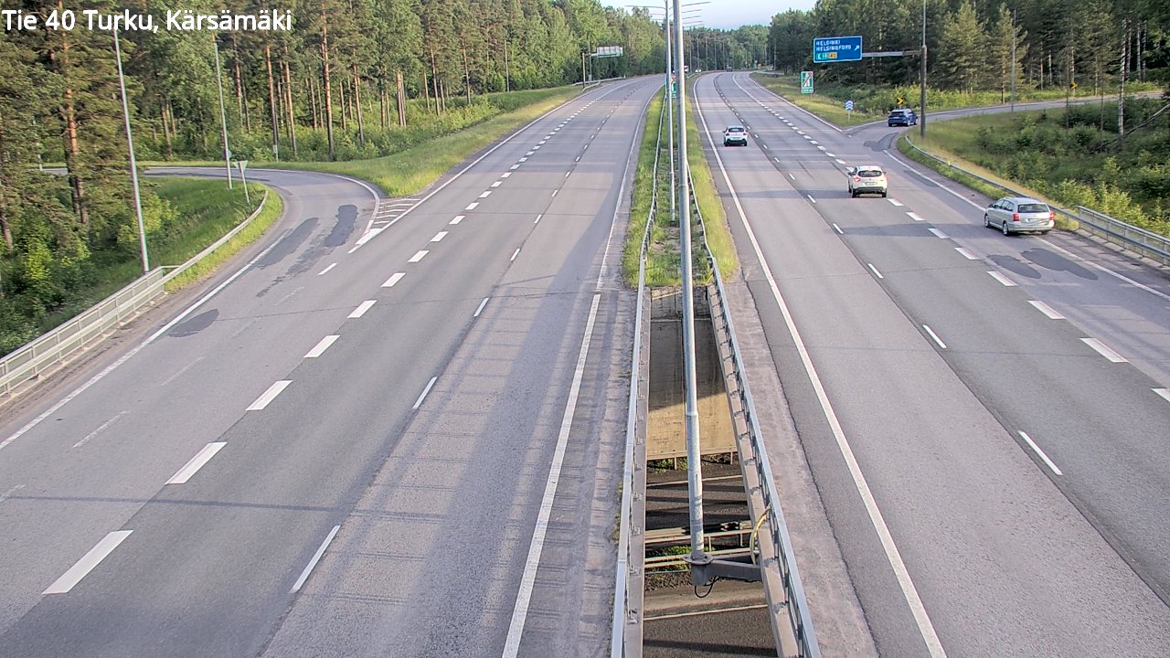 Weather Camera Image Road 40 Turku, Kärsämäki, Turku, Varsinais-Suomi