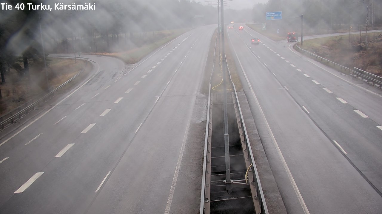 Weather Camera Image Väg 40 Åbo, Kärsämäki, Turku, Varsinais-Suomi