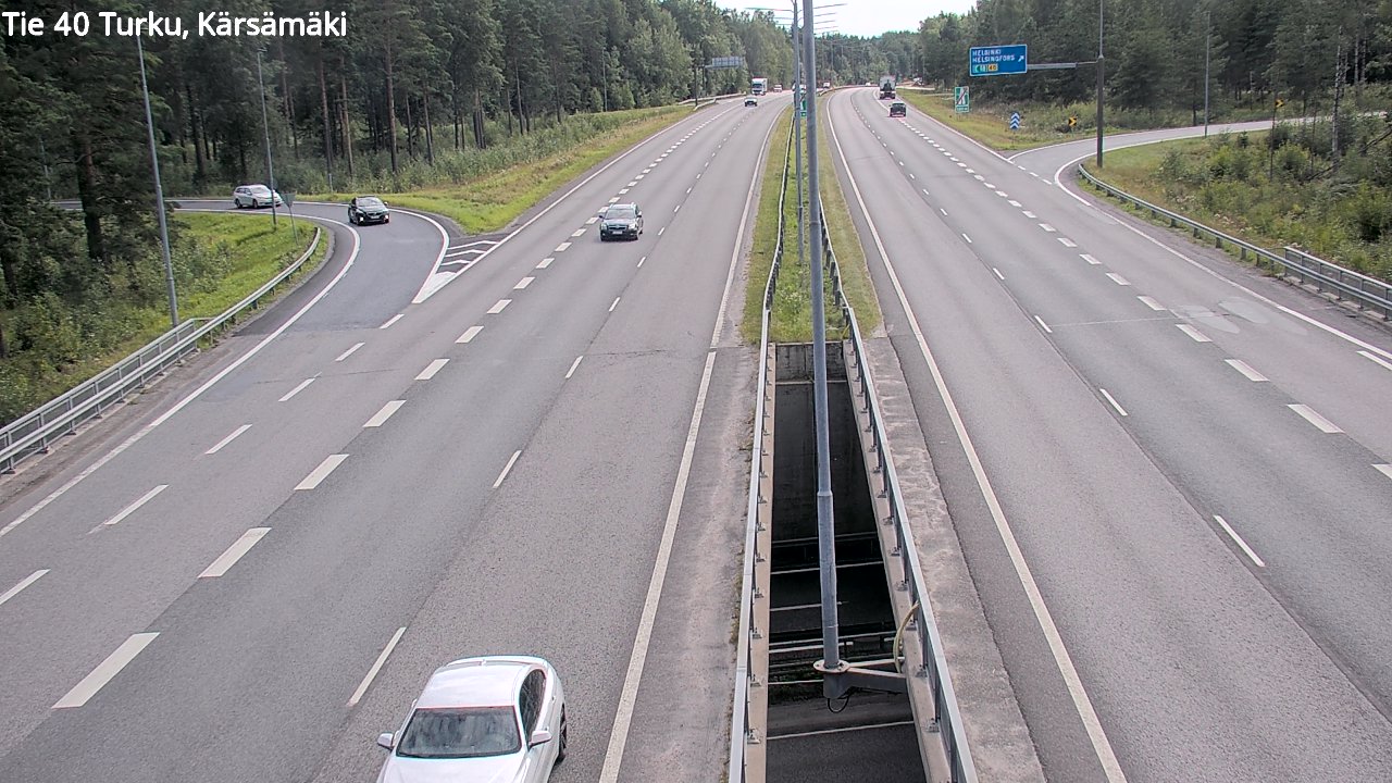 Weather Camera Image Road 40 Turku, Kärsämäki, Turku, Varsinais-Suomi